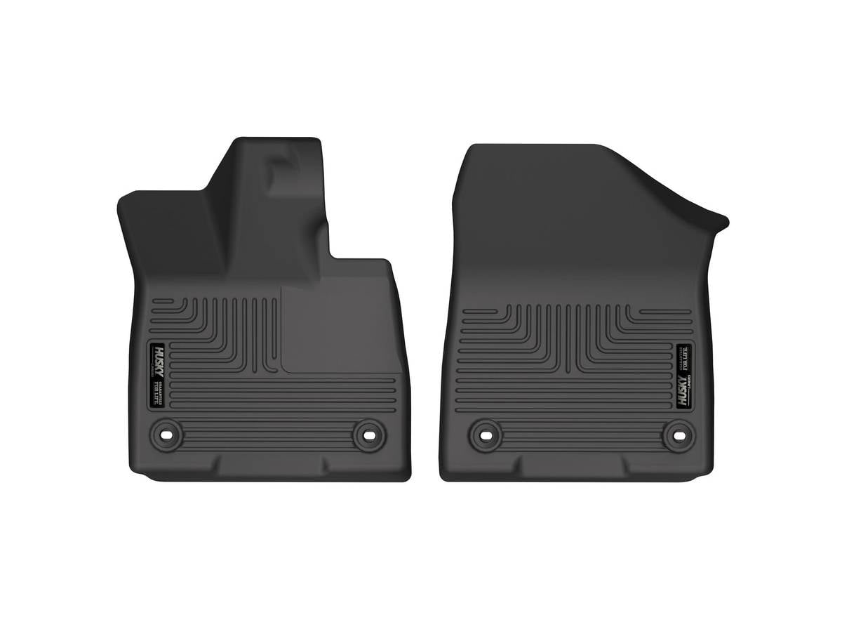 Husky Liners 18821 Weatherbeater Floor Mats Fit 2021-2025 Toyota Sienna w/ 2nd Row Bench/Bucket Seats Front Row Liners 2pc Black
