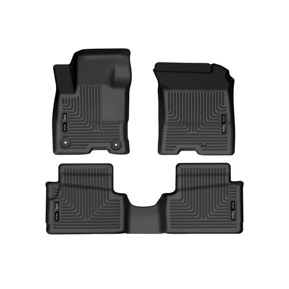 Husky Liners 95401 Weatherbeater Floor Mats Fit 2022-2025 Ford Maverick 2.5L L4 Hybrid Front/2nd Row Liners 3pc Black