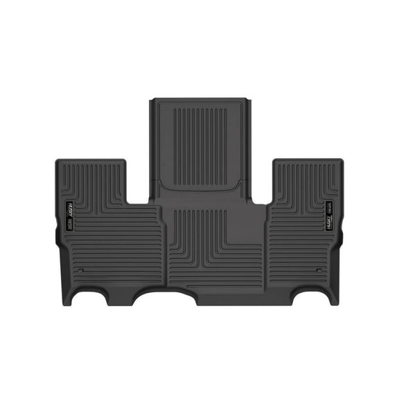 Husky Weatherbeater 3rd Row Floor Mat Fits 2022-2025 Jeep Grand Wagoneer/Wagoneer incl. L Models w/ Bucket Seats Black 1 Pc