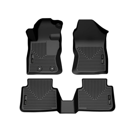 Husky Liners 95551 Weatherbeater Floor Mats Fit 2022-2024 Subaru WRX Front/2nd Row Liners 3pc Black
