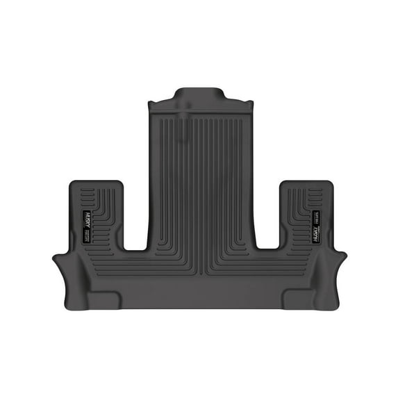 Husky Weatherbeater 3rd Row Floor Mat Fits 2022-2025 Ford Explorer w/ 2nd Row Bucket Seats Black 1 Pc