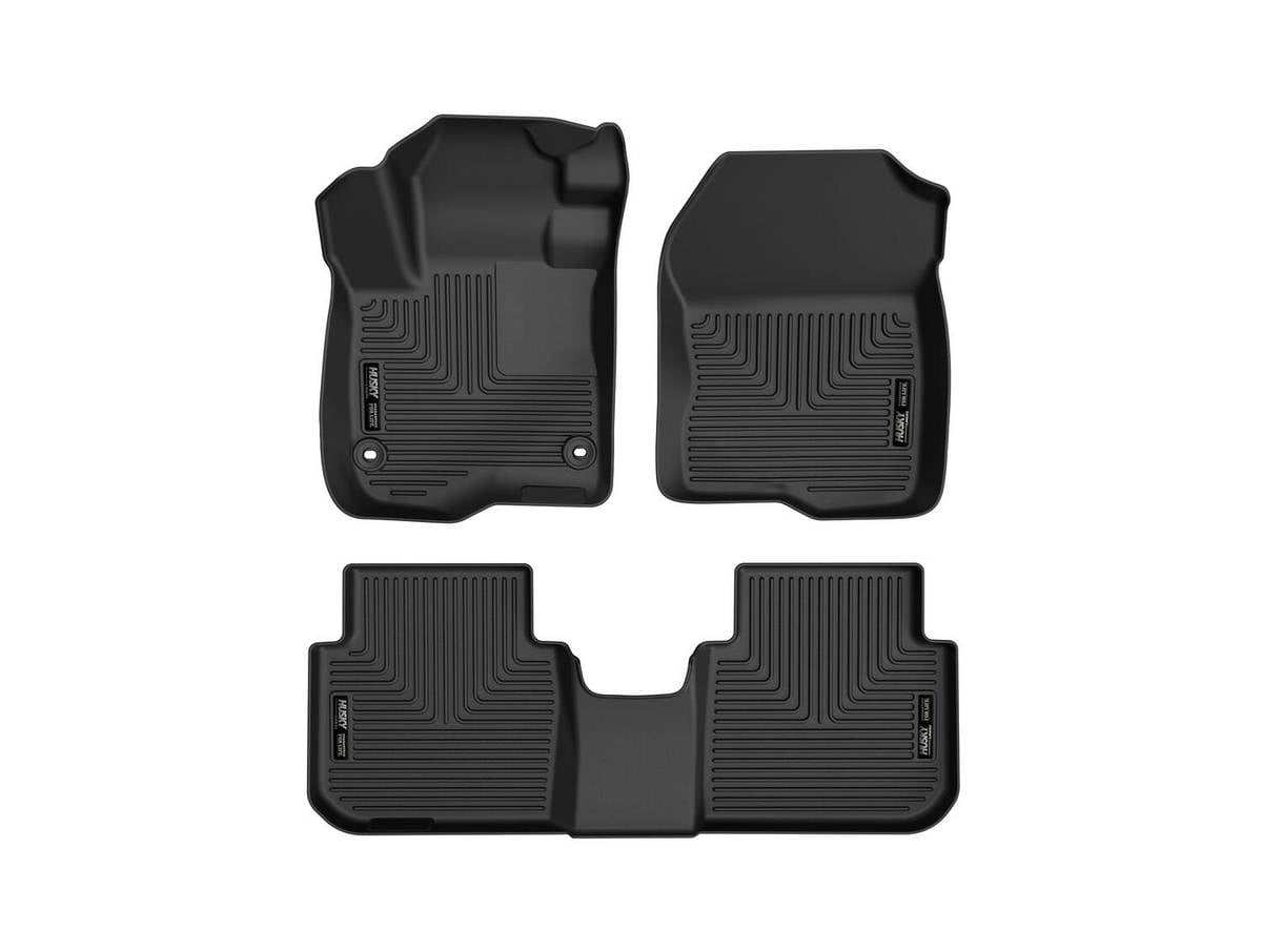 Husky Liners 99411 Weatherbeater Floor Mats Fit 2023-2025 Honda CR-V - Front/2nd Seat - Black
