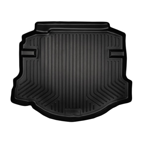 Husky Liners 40021 Weatherbeater Cargo Liner Fits 2008-2023 Dodge Challenger w/o OE Subs Trunk Black