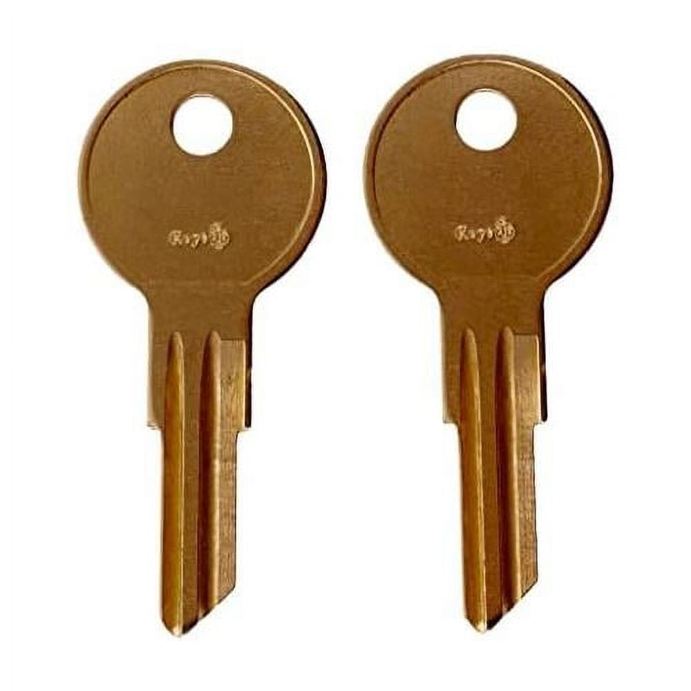 Husky Lock Key, 2 Husky B05 Keys (B05), Brass, New And Replaceable Keys