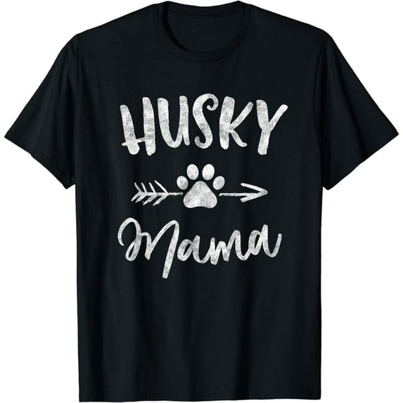 Husky Mama Shirt Siberian Husky Lover Owner Gifts Dog Mom T-Shirt