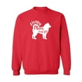 thumbnail image 1 of Husky Mom Fur Life Crewneck Sweatshirt, 1 of 3