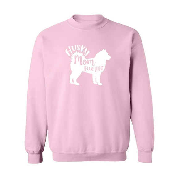 Husky Mom Fur Life Crewneck Sweatshirt