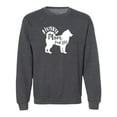 thumbnail image 1 of Husky Mom Fur Life Crewneck Sweatshirt, 1 of 3