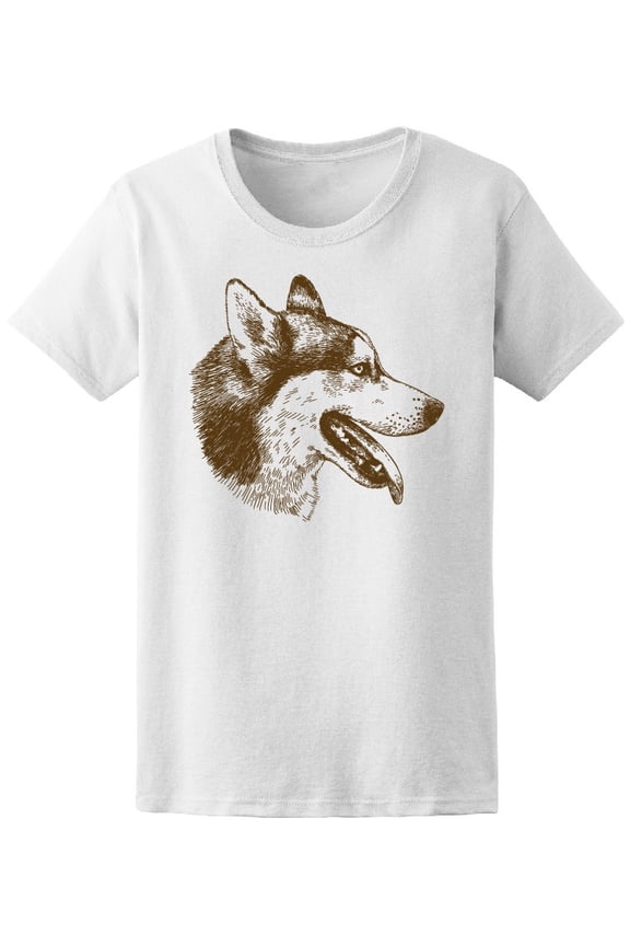 Husky Muzzle T-Shirt Men -Image by Shutterstock, Male Small
