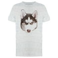 thumbnail image 1 of Husky Puppy Pixel Art T-Shirt Men -Image by Shutterstock, Male Medium, 1 of 2