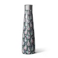 Rose Tea Botle Husky and Rose Blue Pattern Cola Shaped Water Bottle 1 Pack, Vacuum ...