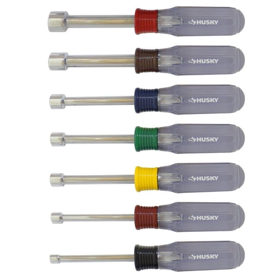 Husky SAE Nut Driver Hand Tool Set (7-Piece) 106300071
