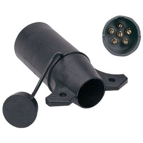 Husky Towing 30314 7-Way Blade To 6-Way Pin Trailer Wiring Connector