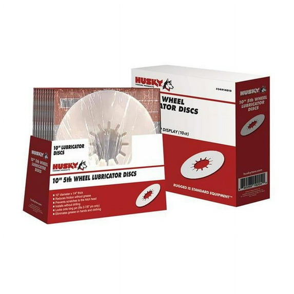 Husky Towing 34914010 10 in. 5th Wheel Lube Disc RTL Box