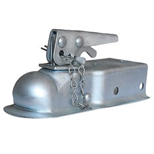 Husky Silver Steel Trailer Coupler with Safety Pin