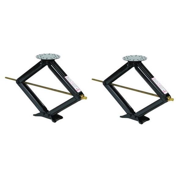 Husky Towing 88124 Stabilizing Scissor Jack - 30" - 5000 Lbs - Set Of 2