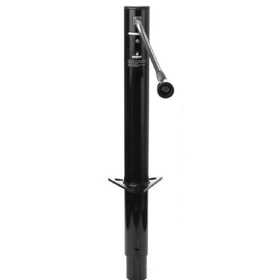 Husky Towing 88130 Trailer Tongue Jack; Manual Side Wind; Round A Frame Jack; 2000 Tongue Weight Capacity
