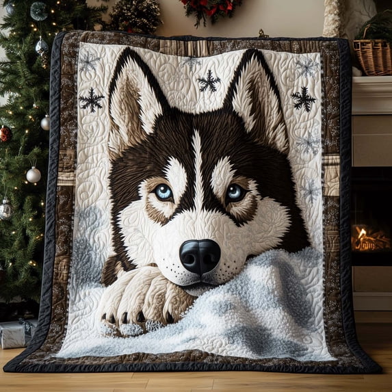 Husky Winter Bliss Quilted Blanket - Walmart.com