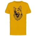 thumbnail image 1 of Husky With Blue Eyes Pen Style Tee Men's -Image by Shutterstock, 1 of 2