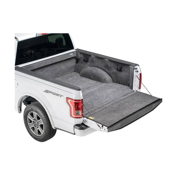 Husky by RealTruck 11121 Ultrafiber Full Truck Bed Liner & Built in Tailgate Mat with Ultra-soft Cushioned, Charcoal - Polypropylene