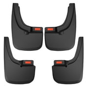 Husky by RealTruck Custom Mud Guards Front and Rear Mud Guard Set Black Compatible with 2019-2021 Ford Ranger