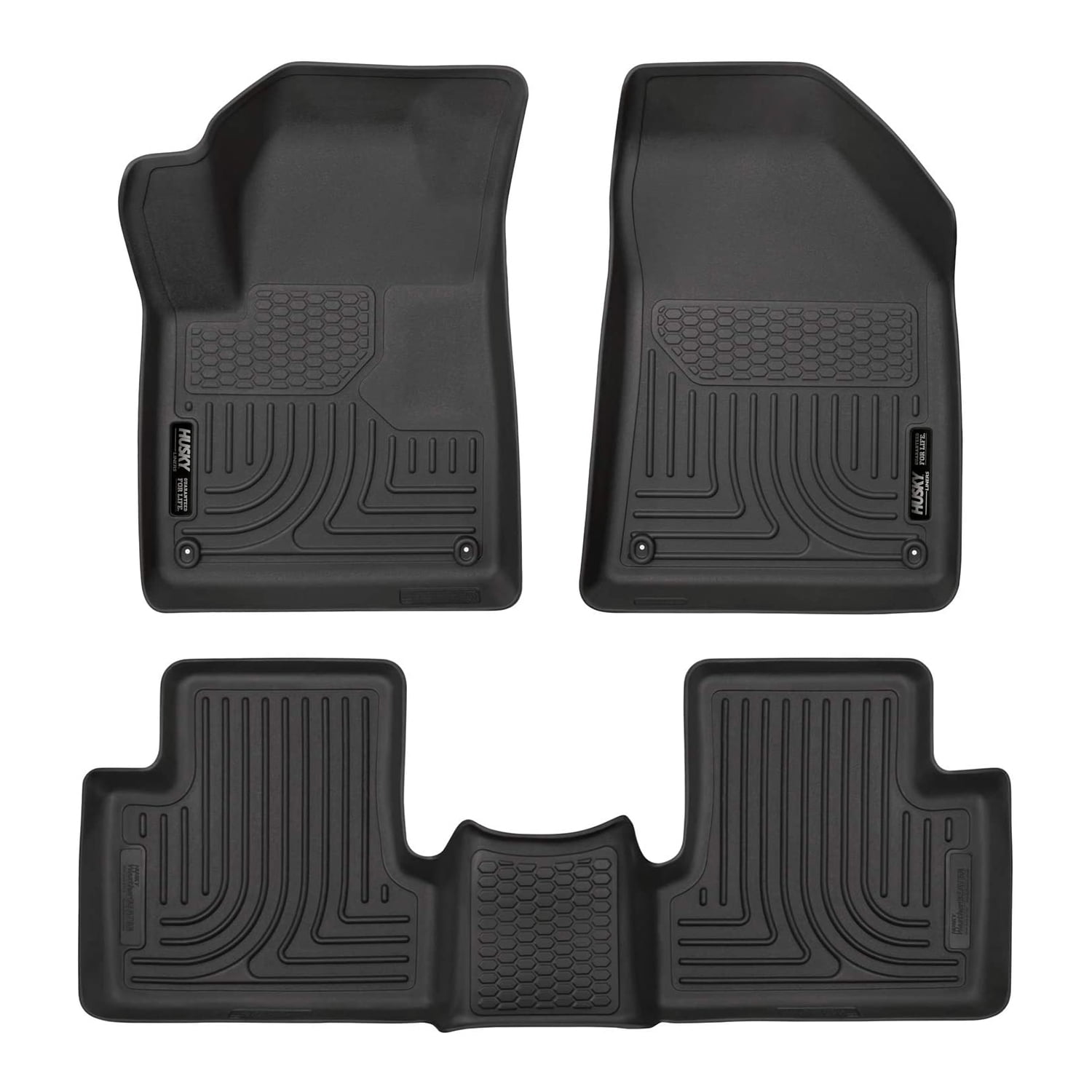Husky by RealTruck Weatherbeater Front 2nd Seat Floor Mats