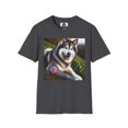 thumbnail image 1 of Huskys Unisex Softstyle T-Shirt, 1 of 10