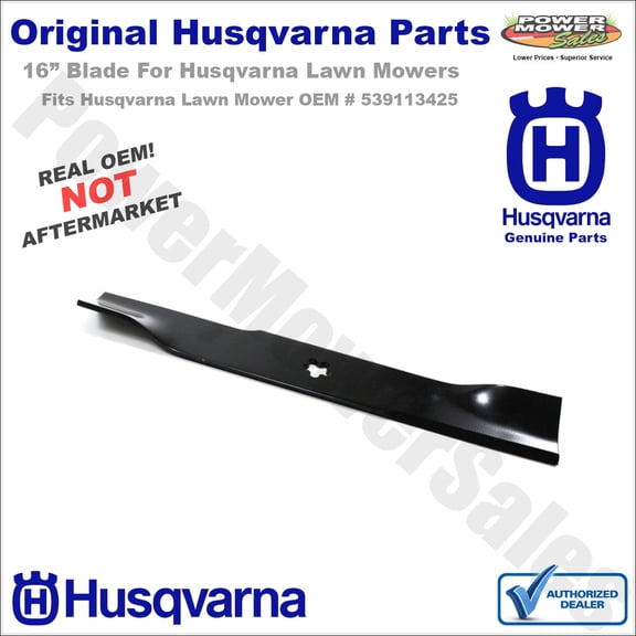 Husqvarna 16 1/4" Blade for Zero-Turn Lawn Mowers & Tractors / 539113425