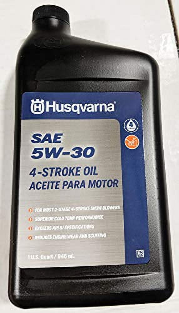 Husqvarna 32 oz 4 Cycle 5W 30 Snow Blower Engine Oil 593153503