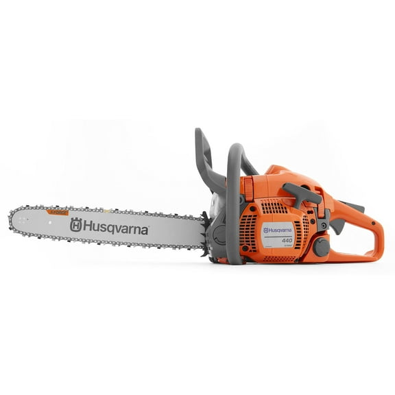 Husqvarna Gas Chainsaw 440 - 18 In Bar, 40.9 Cc 2-Cycle Engine, Chain Brake - Orange