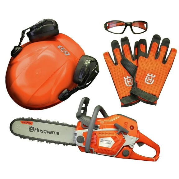 Husqvarna 531099502 550XP Toy Chainsaw and PPE Kit