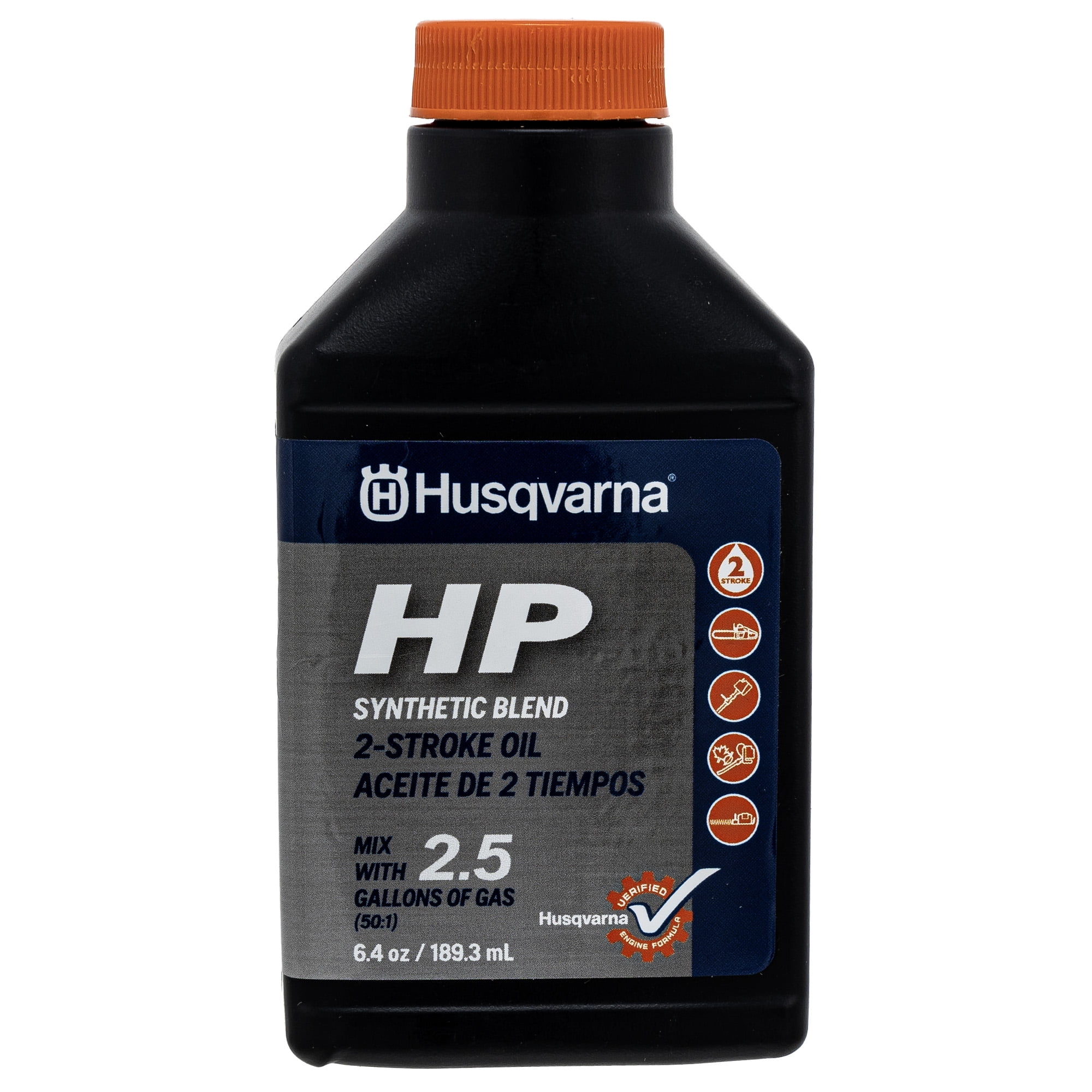 Husqvarna 593152603 2 Stroke Cycle HP High Performance Oil of 6.4oz Bottles 50:1