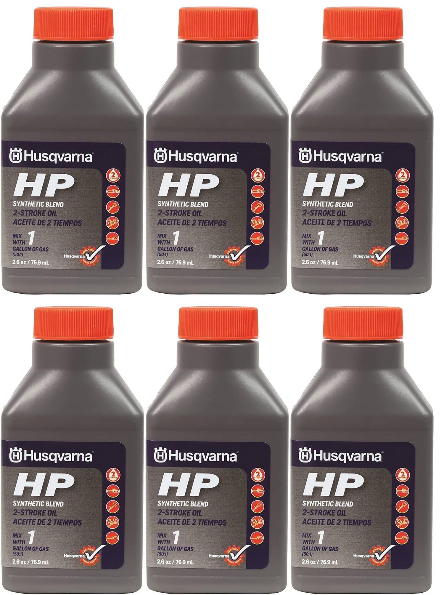 ECHO Red Armor 2-Stroke Engine Oil, 6.4 Oz Bottles (6-Pack)