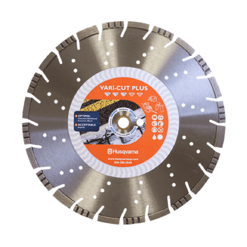 Husqvarna Construction 585580801 14In. Vari-Cut Plus Diamond Blade