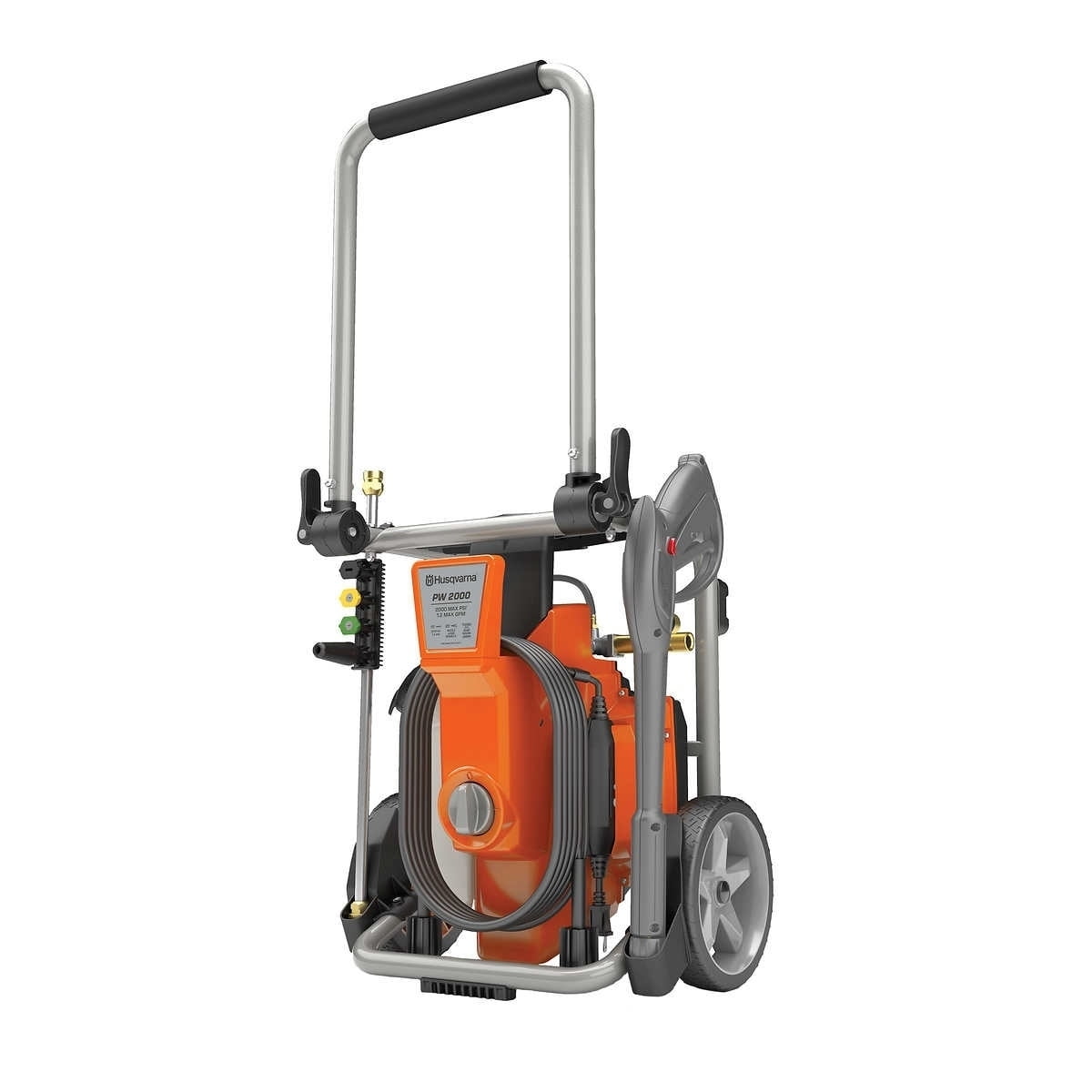 Husqvarna Electric Powered Pressure Washer 2000 PSI at 1.2 GPM 120 V, Turbo Nozzle