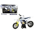 thumbnail image 1 of Husqvarna FS450 White and Blue 1/12 Diecast Motorcycle Model by New Ray, 1 of 3