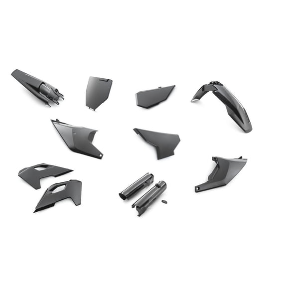 Husqvarna Motorcycles Plastic Parts Kit (TC/FC/TX/FX) (125-450) (2023+) (black) - 00010000379K