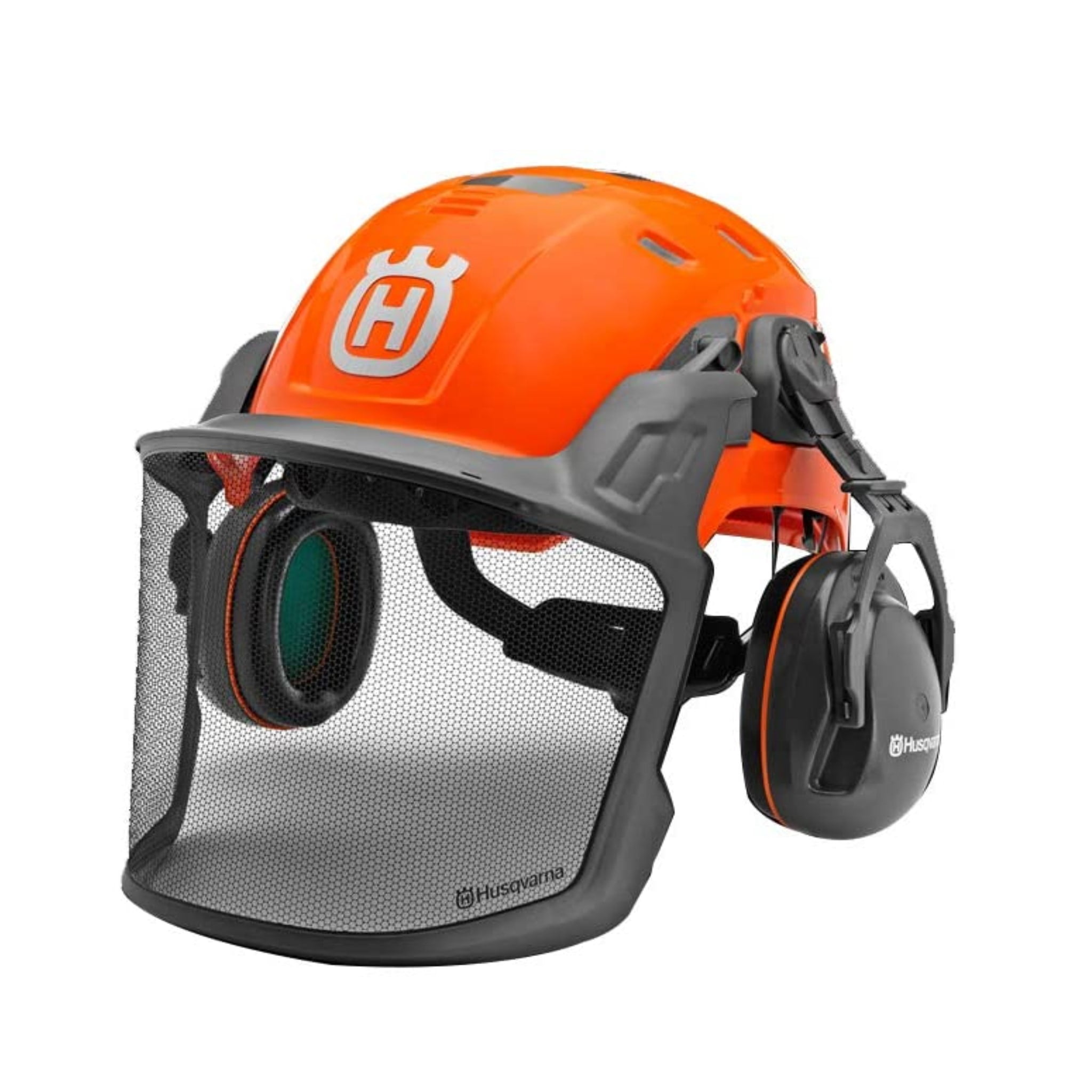 Husqvarna Heavy Duty Technical Forest Helmet System with 6 Point