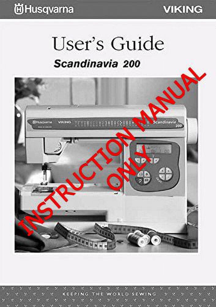 Husqvarna Viking Scandinavia 200 User Owners Manual