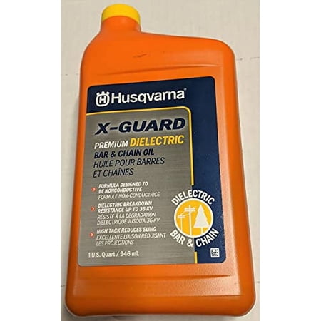Husqvarna X-Guard Premium Dielectric Bar & Chain Oil, 1 Quart