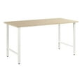 thumbnail image 1 of Hustle 60W x 30D Computer Desk with Metal Legs in Natural Elm - Engineered Wood, 1 of 9