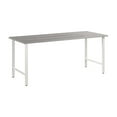 thumbnail image 1 of Hustle 72W Computer Desk with Metal Legs in Platinum Gray - Engineered Wood, 1 of 9