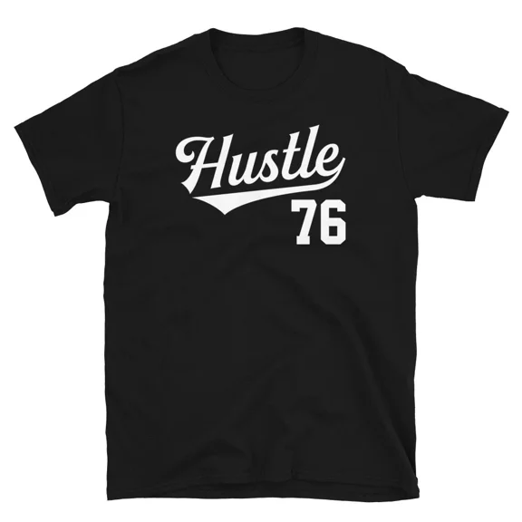 Hustle 76 Entrepreneur Success Baseball Jersey Varsity Top Unisex T-Shirt, up to Size 5XL