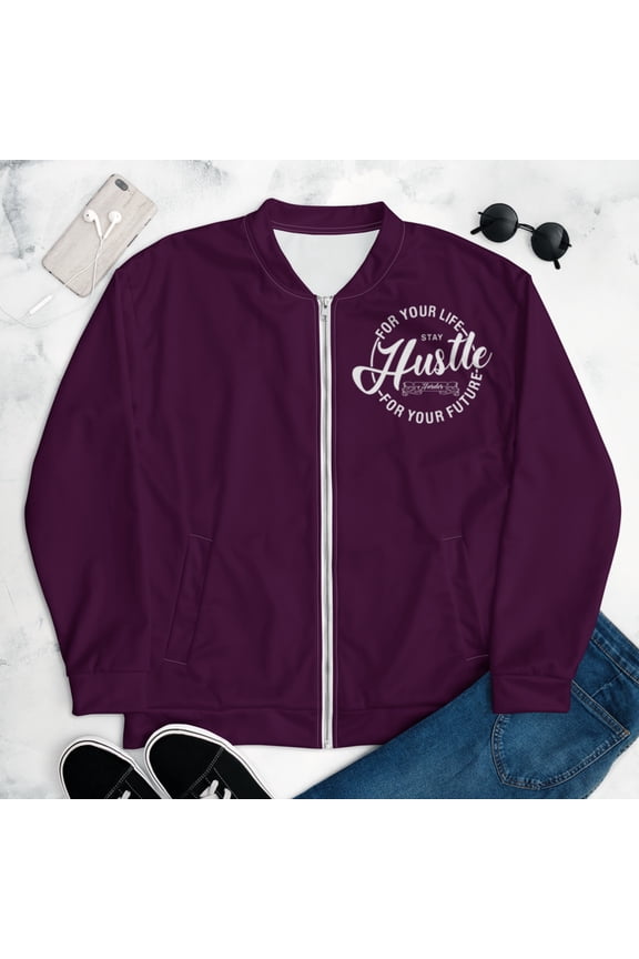 Hustle Fresh Unisex Bomber Jacket (M)