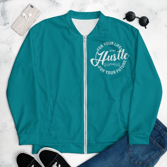 Hustle Fresh Unisex Bomber Jacket (XS)