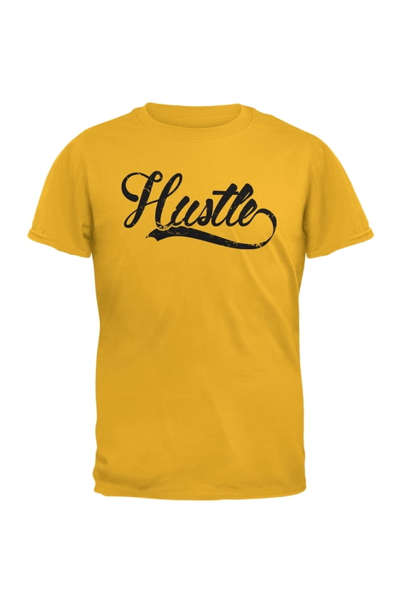 Hustle Gold Adult T-Shirt - Small