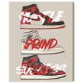 thumbnail image 1 of Hustle Grind Success Sneakers Canvas Trendy Sneaker Art by Art Remedy, Gallery Wrapped, 30" x 36", 1 of 7