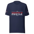 thumbnail image 1 of Hustle Hard Unisex t-shirt (Navy, S), 1 of 4