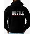 thumbnail image 1 of Hustle Harder Hoodie sweatshirt funny humor men polyester black Stylish Autumn/Winter Outerwear halloween husband vintage Unique Design Unisex Shirt Graphic tshirts Funny Unisex Shirt Graphic tshirts, 1 of 7