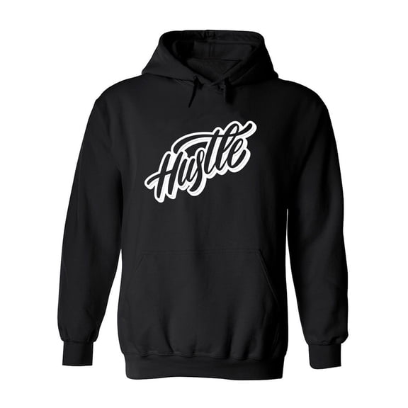 Hustle! Hoodie Men -Image by Shutterstock, Male Large